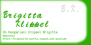 brigitta klippel business card